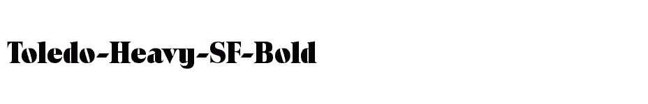 font Toledo-Heavy-SF-Bold download