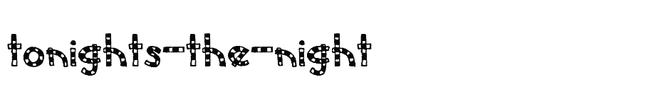 font Tonights-the-Night download