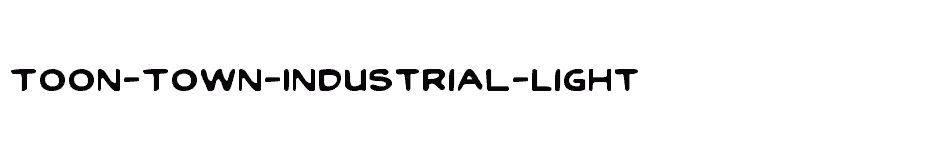 font Toon-Town-Industrial-Light download