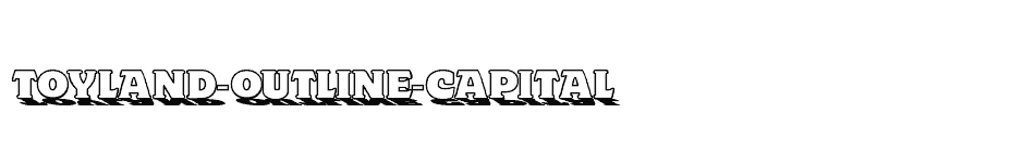font Toyland-Outline-Capital download