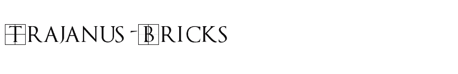 font Trajanus-Bricks download