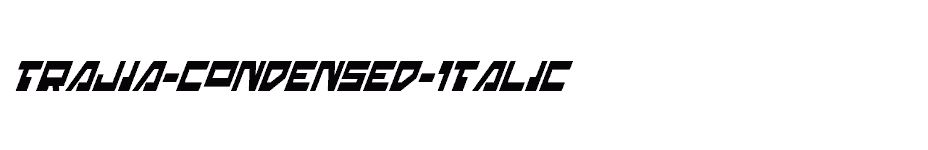 font Trajia-Condensed-Italic download