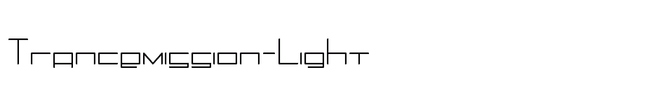 font Trancemission-Light download