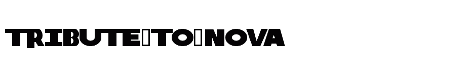 font Tribute-to-Nova download
