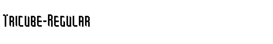 font Tricube-Regular download
