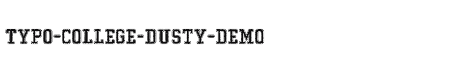 font Typo-College-Dusty-Demo download