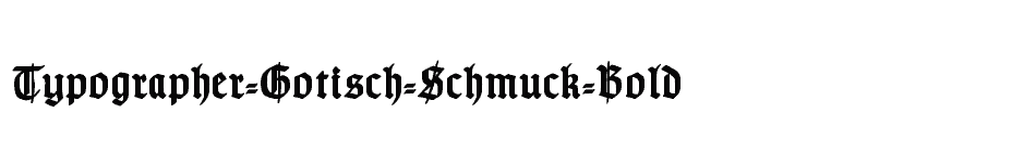 font Typographer-Gotisch-Schmuck-Bold download