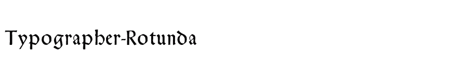 font Typographer-Rotunda download