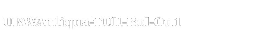 font URWAntiqua-TUlt-Bol-Ou1 download