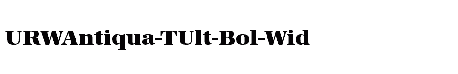 font URWAntiqua-TUlt-Bol-Wid download