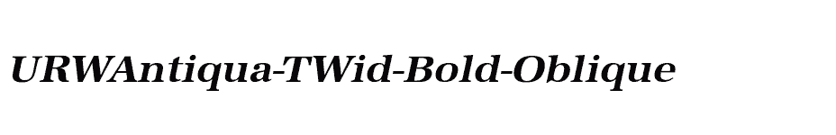 font URWAntiqua-TWid-Bold-Oblique download