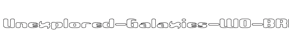 font Unexplored-Galaxies-WO-BRK download