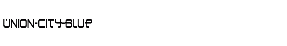 font Union-City-Blue download