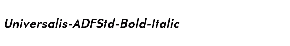 font Universalis-ADFStd-Bold-Italic download