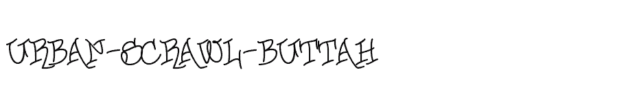 font Urban-Scrawl-Buttah download