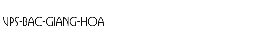 font VPS-Bac-Giang-Hoa download