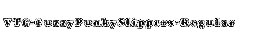 font VTC-FuzzyPunkySlippers-Regular download