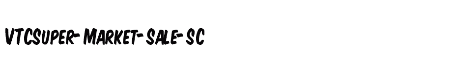 font VTCSuper-Market-Sale-SC download