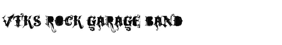 font VTKS-ROCK-GARAGE-BAND download