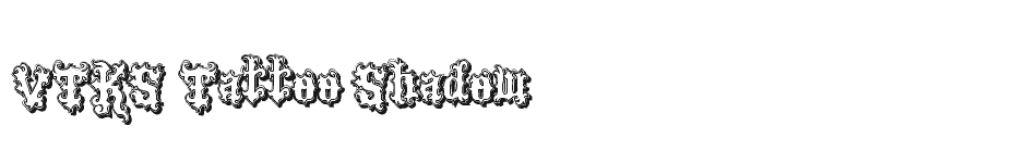 font VTKS-Tattoo-Shadow download