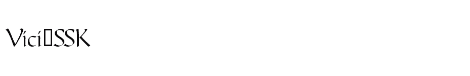 font Vici-SSK download