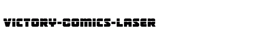 font Victory-Comics-Laser download