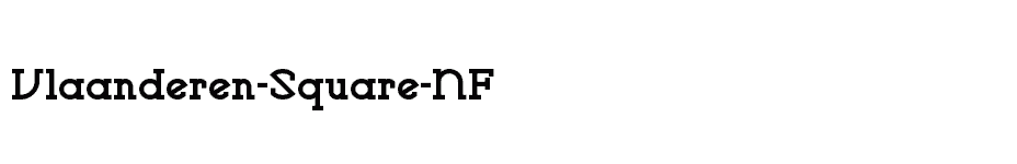 font Vlaanderen-Square-NF download