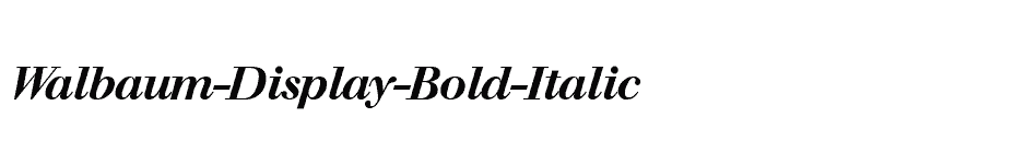 font Walbaum-Display-Bold-Italic download
