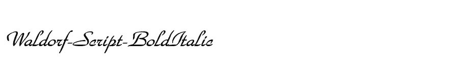 font Waldorf-Script-BoldItalic download