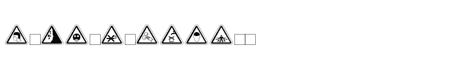 font Warn-Symbols4 download