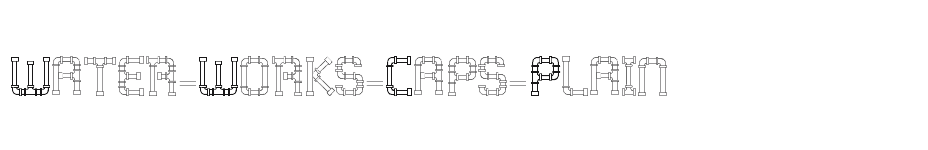 font Water-Works-Caps-Plain download