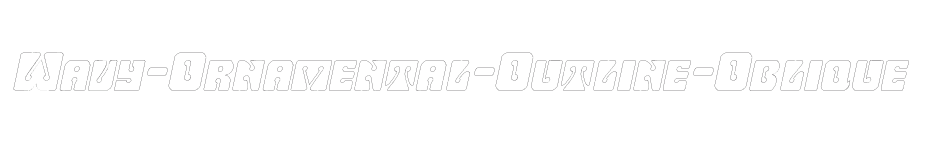 font Wavy-Ornamental-Outline-Oblique download