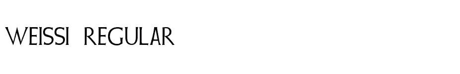 font Weiss-Regular download