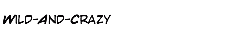 font Wild-And-Crazy download