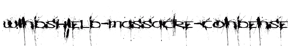 font Windshield-Massacre-Condensed download