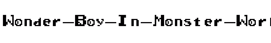 font Wonder-Boy-In-Monster-World download