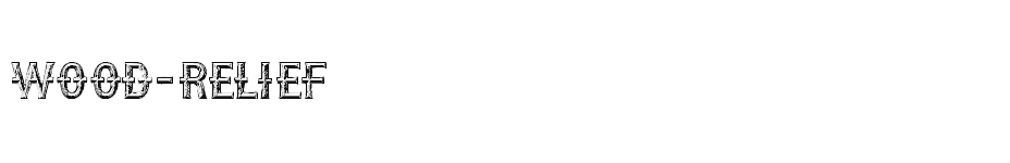 font Wood-Relief download