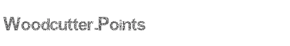 font Woodcutter-Points download