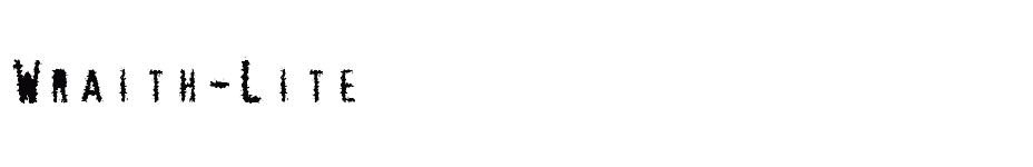 font Wraith-Lite download