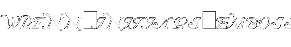 font Wrenn-Initials-Embossed download