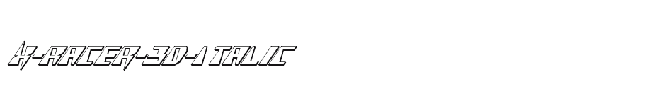 font X-Racer-3D-Italic download