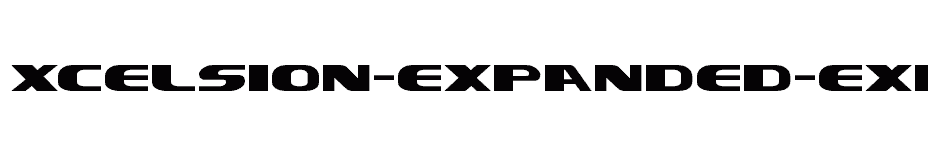font Xcelsion-Expanded-Expanded download