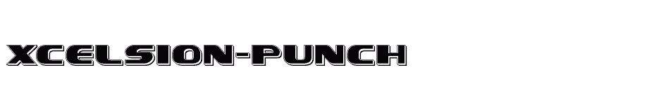 font Xcelsion-Punch download