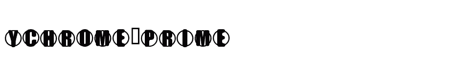 font YChrome-Prime download