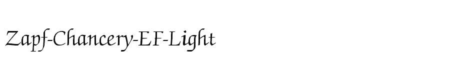 font Zapf-Chancery-EF-Light download