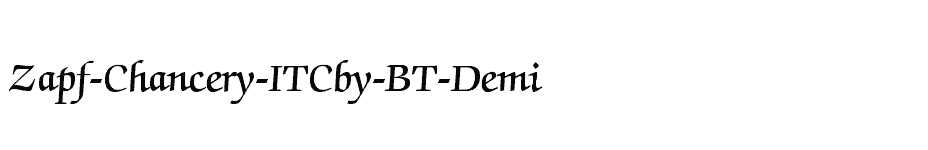 font Zapf-Chancery-ITCby-BT-Demi download