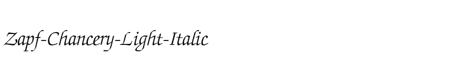 font Zapf-Chancery-Light-Italic download