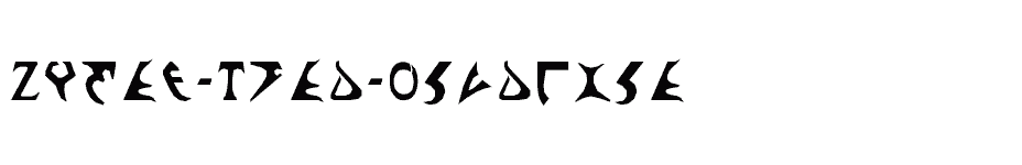 font Zigan-Trad-Okudeska download