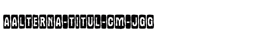 font aAlterna-Titul-Cm-Jgg download