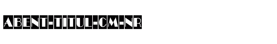 font aBent-Titul-Cm-Nr download